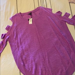 Express open arm sweater